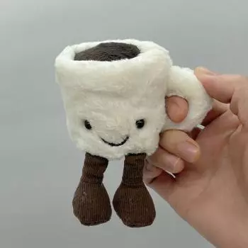 Плюшевая кукла «Кофейная чашка», игрушка в подарок, мультфильм, детская тряпичная кукла, детская подарочная подушка One Size