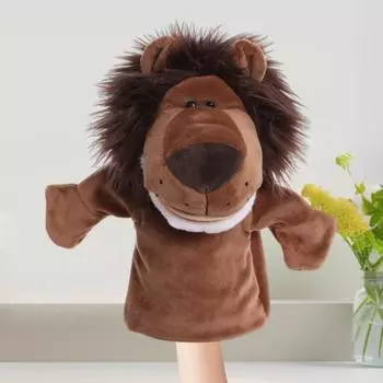 Плюшевая кукла-марионетка с подвижным ртом, интерактивная игрушка для рассказывания историй, кукла-марионетка в виде животного из зоопарка