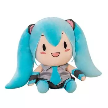 Плюшевая кукла Мику Хатсунэ Япония Аниме Игрушка Милый Плюшевый Подарок для Поклонников Дом Декор для Детей 25cm/9.84in зелёный