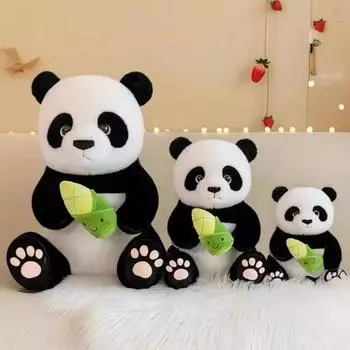 Плюшевая кукла «Панда из побегов бамбука» Подарки для парня и девушки Сувенирная панда 50CM