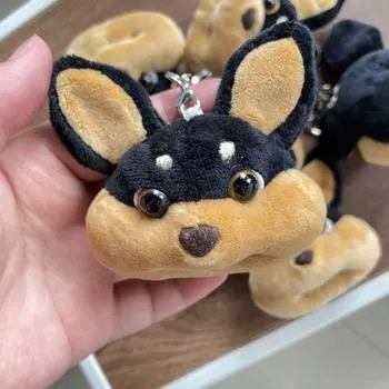 Плюшевая кукла Пчелка Собака Плюшевая кукла-брелок Пчела Собака Пчела Собака Плюшевый брелок для девочек и мальчиков 1pc