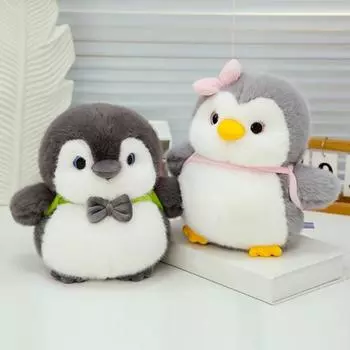Плюшевая кукла пингвин для девочек и мальчиков, мягкая игрушка, очаровательный плюшевый пингвин Boy