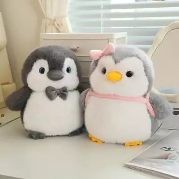 Плюшевая кукла пингвин для девочек и мальчиков, мягкая игрушка, очаровательный плюшевый пингвин, декоративный Girl B