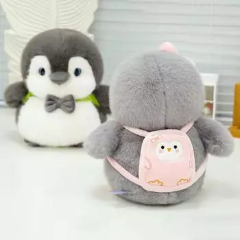 Плюшевая кукла пингвин для девочек и мальчиков, мягкая игрушка, очаровательный плюшевый пингвин, декоративные рождественские подарки Girl B