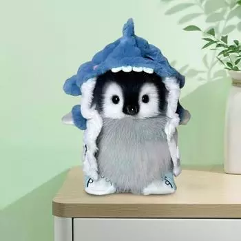 Плюшевая кукла пингвин, мягкая игрушка пингвин, ручная работа, мягкая игрушка пингвин, декор для спальни, подарок для детей A