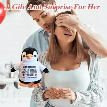 Плюшевая кукла пингвина, милая мягкая игрушка-пингвин, которую можно обнимать, подарок на годовщину пингвина S Penguin