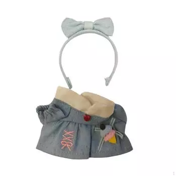 Плюшевая кукла платье комплект одежды создай свою собственную куклу фото реквизит для 6.69 дюймов синий