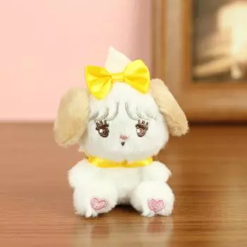 Плюшевая кукла-подвеска брелок маленькая кукла милая игрушка-животное украшение подвеска для рюкзака подарок жёлтый