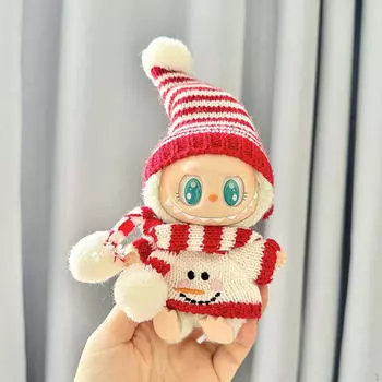 Плюшевая кукла, пуловер, топ, наряд, рождественский снеговик, комплект одежды с брелком для 6,69 style C