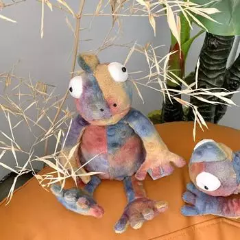 Плюшевая кукла-ящерица-хамелеон, игрушка-кукла 29cm