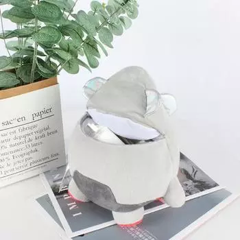 Плюшевая кукла-ракета Yousheng, мягкая игрушка Gabbo s Spirited Rocket, детская игрушка в форме ракеты, комфортная тряпичная кукла, подарок на день рождения серый