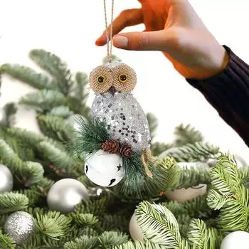 Плюшевая кукла Рудольф подвеска сова колокольчик звезда рождественская елка подвесное украшение сувениры для вечеринки Style 8