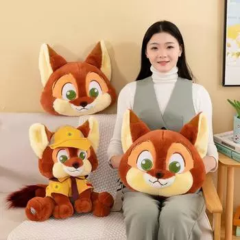 Плюшевая кукла с изображением лисы, плюшевая игрушка для девочки, тряпичная кукла, детская кукла, подарок, Рождественский подарок, праздничные поздравления, игрушки для детей, подарки 43cm0.7kg