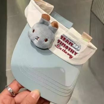 Плюшевая кукла Тимоти Сквад, пустая верхняя часть, солнцезащитная кепка, летняя, милая, для девочек, шляпа от солнца, брошь, бейсболка, прилив Adjustable