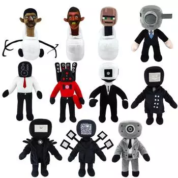 Плюшевая кукла Туалетный человек, наблюдающий за человеком, детская игрушка