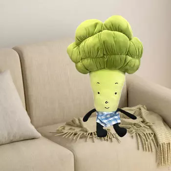 Плюшевая кукла, украшение для дивана, украшение в виде брокколи, мягкая кукла, реалистичная игрушка-овощ, милая