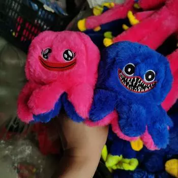 Плюшевая кукла Время кукол Кукла Монстр-сосиска Красная Синяя кукла-монстр Синий дьявол Плюшевая игрушка as shown