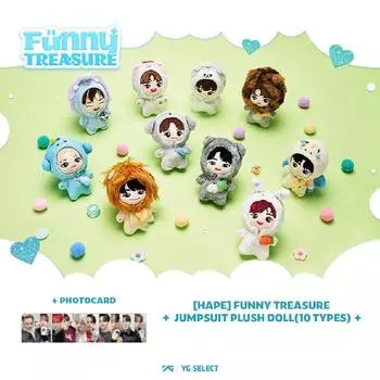 Плюшевая кукла в комбинезоне FUNNY TREASURE + фотокарточка 7CHILLA