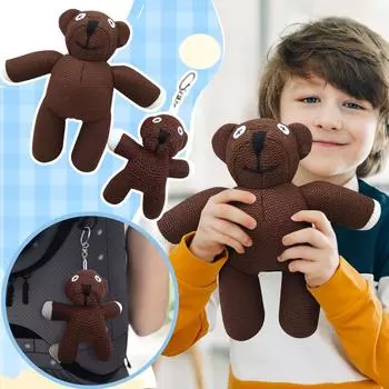 Плюшевая кукла в виде плюшевого мишки из аниме-мультфильма, маленькая подарочная игрушка-брелок One Size