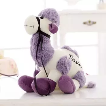 Плюшевая кукла верблюд 30/50 см теплая мягкая игрушка верблюд развивающая игрушка для объятий с животными пустыни многофункциональная подушка для детей домашний декор 30cm светло-зеленый