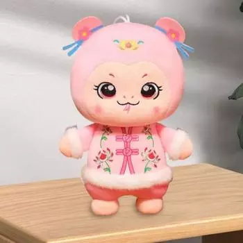 Плюшевая кукла Yousheng Snake 2025, год змеи, мягкая мягкая игрушка в виде китайского зодиака, праздничный домашний декор, талисман китайского Нового года, плюшевые игрушки для детей 15 cm синий