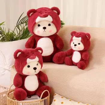 Плюшевая кукла животное Медведь мягкая игрушка чучела животных кукла домашний декор стола 28cm