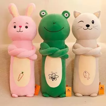 Плюшевая кукла-животное, подушка для сна, подарок девочке на день рождения, милая кукла 50cm