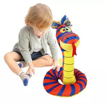 Плюшевая кукла Змея, год Змеи, плюшевая игрушка, китайский Новый год, символ зодиака 2025, мягкая, удобная мягкая игрушка для детей и взрослых 1pc