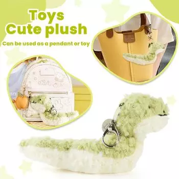 Плюшевая кукла Змея, Игрушка в подарок, Мультфильм, Детская тряпичная кукла, Детская подарочная подушка One Size