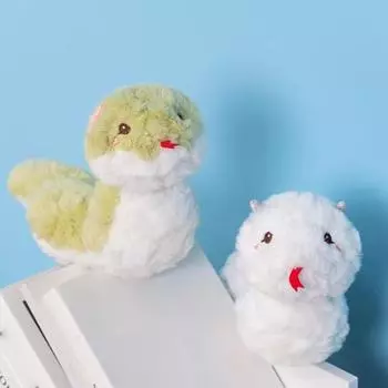 Плюшевая кукла-змея, многофункциональное украшение для Хэллоуина, Рождества, китайского Нового года, мягкая игрушка для животных зелёный