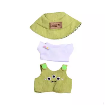 Плюшевая кукольная одежда для 15 см 17 см, мультфильм, плюшевые аксессуары, костюмы своими руками, реквизит для фотосъемки, одевалки