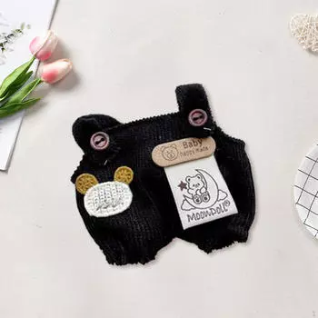 Плюшевая кукольная одежда для девочек, подарок своими руками, шляпа, аксессуар, одежда для черного цвета black