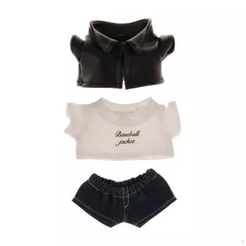 Плюшевая кукольная одежда, костюмы, модный топ для девочек, создай своих кукол для 15 см skirt suit