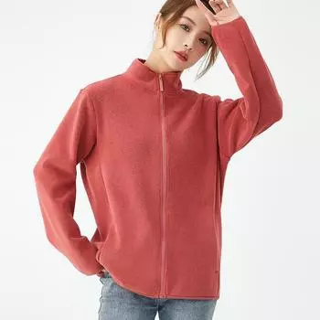 Плюшевая куртка для пар, осенне-зимняя куртка на молнии, флисовая куртка, женский флисовый кардиган, одежда премиум-класса L