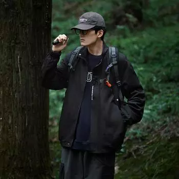 Плюшевая куртка, мужская рабочая одежда, ветровка с капюшоном, ветрозащитная куртка XXXXL