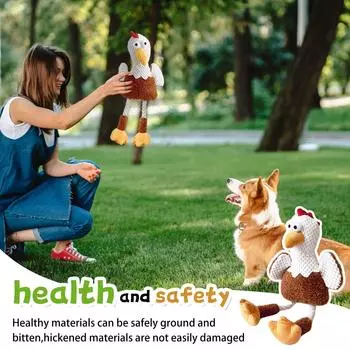 Плюшевая мультяшная вышивка на игрушке для собаки-питомца является и устойчивой к повреждениям от жевания One Size