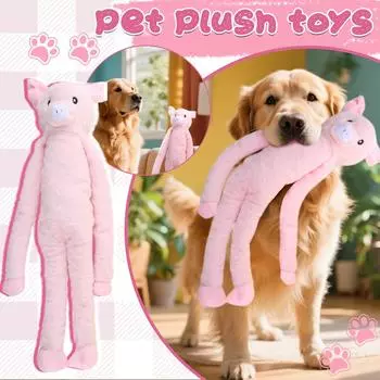 Плюшевая мумия пищащая игрушка для собак с 8 игрушками в форме органов для маленьких и средних собак One Size