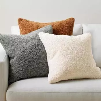 Плюшевая наволочка, уютный чехол из искусственного меха для дивана, гостиной, автомобиля, 45*45, декоративные подушки, скандинавский домашний декор, наволочка 45*45cm Without core