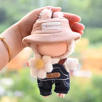 Плюшевая одежда для кукол 17 см, стильный мягкий реквизит для фотосессии, милые наряды 4 piece set