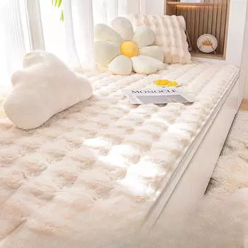 Плюшевая оконная подушка, коврик для подоконника, балконные подушки, зимние подушки в стиле Ins, татами 70*150