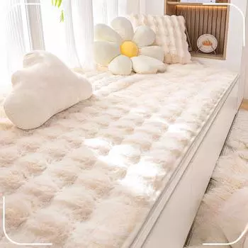 Плюшевая оконная подушка, коврик для подоконника, новые подушки для балкона, зимние подушки в стиле Ins, татами 70*150