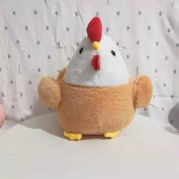Плюшевая Плюшевая Кукла Мягкая Курица Курица Плюшевые Игрушки Мягкие Игрушки Плюшевый Петух Плюшевая Игрушка Курица коричневый