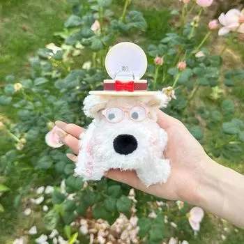 Плюшевая Плюшевая Кукла Щенок Коробка для Колец Дисплей Держатель для Обручальных Колец Коробка для Помолвочного Кольца Для Подруги No Rope
