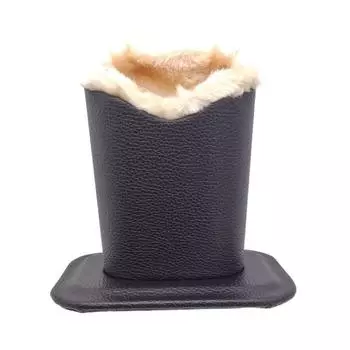 Плюшевая подставка для очков Полиэстеровая ткань Стеклянная полка Новый плюшевый держатель для очков Очки чёрный