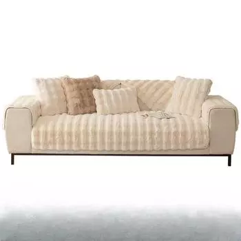 Плюшевая подушка для дивана, осенне-зимняя утолщенная кожаная подушка, специальная нескользящая универсальная универсальная ткань для чехла на диван 70*70