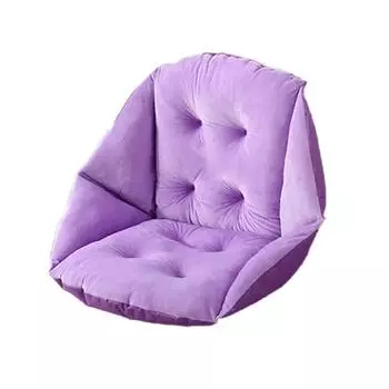 Плюшевая подушка для обеденного стула, утолщенная теплая подушка для зимы, офисная поясничная подушка, подушка для компьютерного стула, теплая цельная подушка 40x48cm