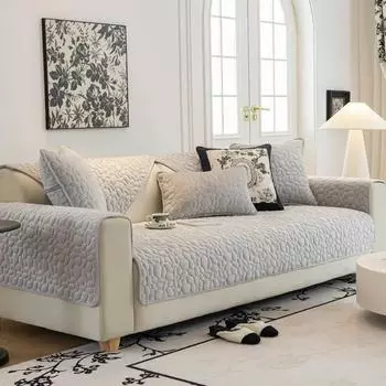 Плюшевая подушка, нескользящий утолщенный теплый чехол для дивана, плюшевая каменная подушка для дивана, новинка зимы 70X70