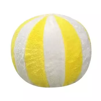 Плюшевая подушка Веселая полосатая подушка Круглая подушка Праздничное украшение Подушка для дивана One Size