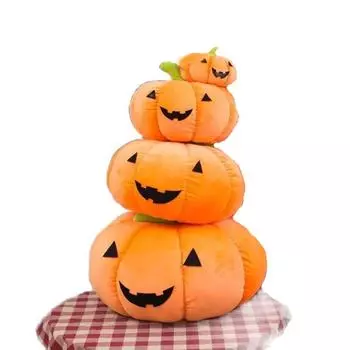 Плюшевая подушка в виде тыквы на Хэллоуин 30 см/40 см/50 см Злая тыква плюшевая мягкая подушка украшение плюшевая кукла детские игрушки подарок 30cm