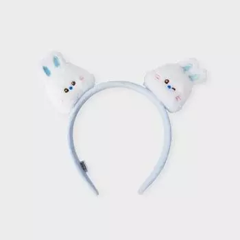 Плюшевая повязка для волос Bunini (WHITE)